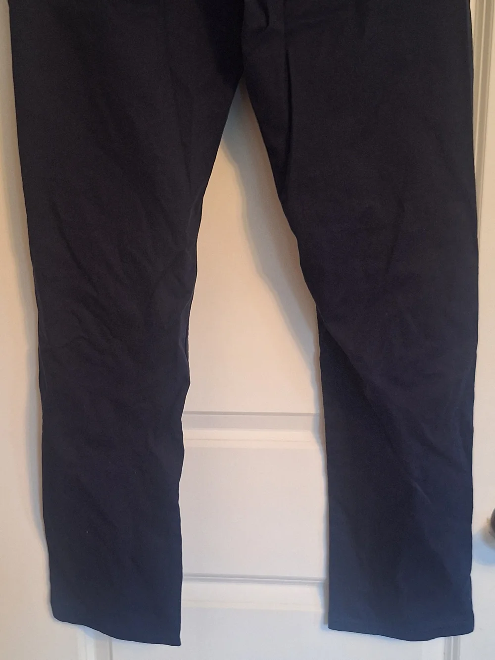 NWT Banana Republic Mens 38 X 32 Navy Blue Linen Blend Pants